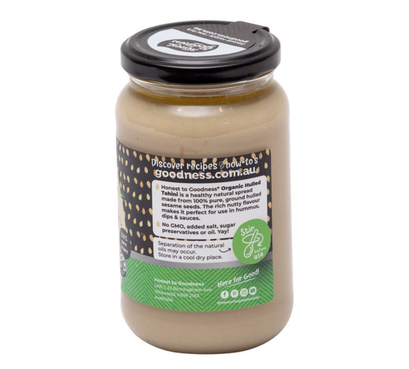 Organic Hulled Tahini 375g