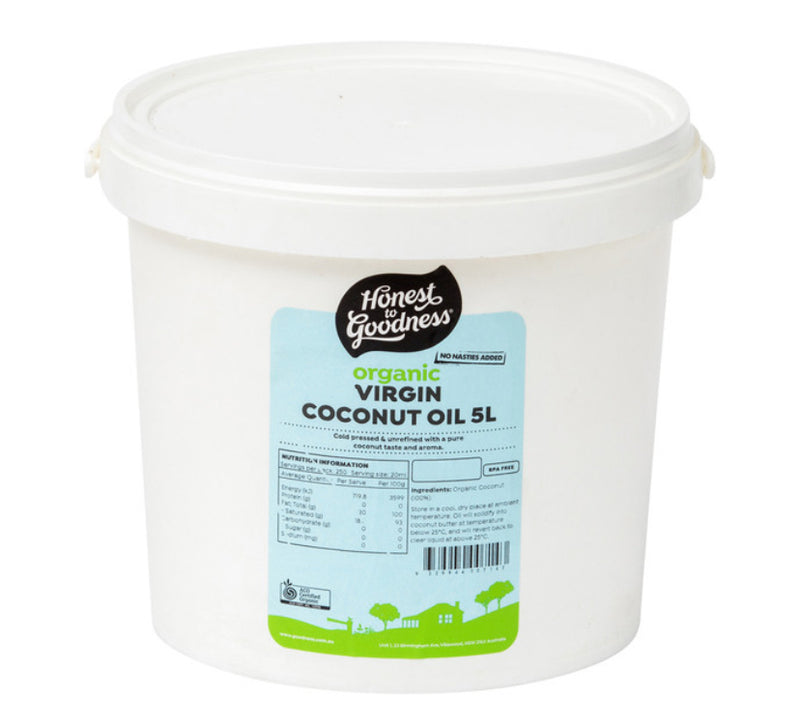 Organic Virgin Coconut Oil 5L