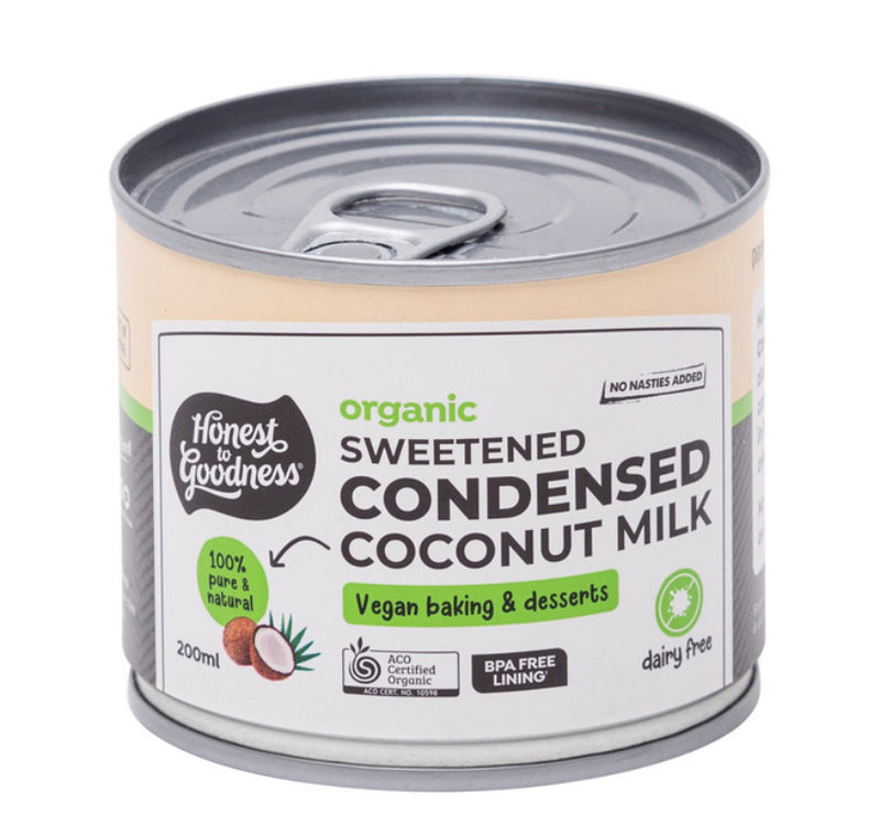 Organic Sweetened Condensed Coconut Milk 210g