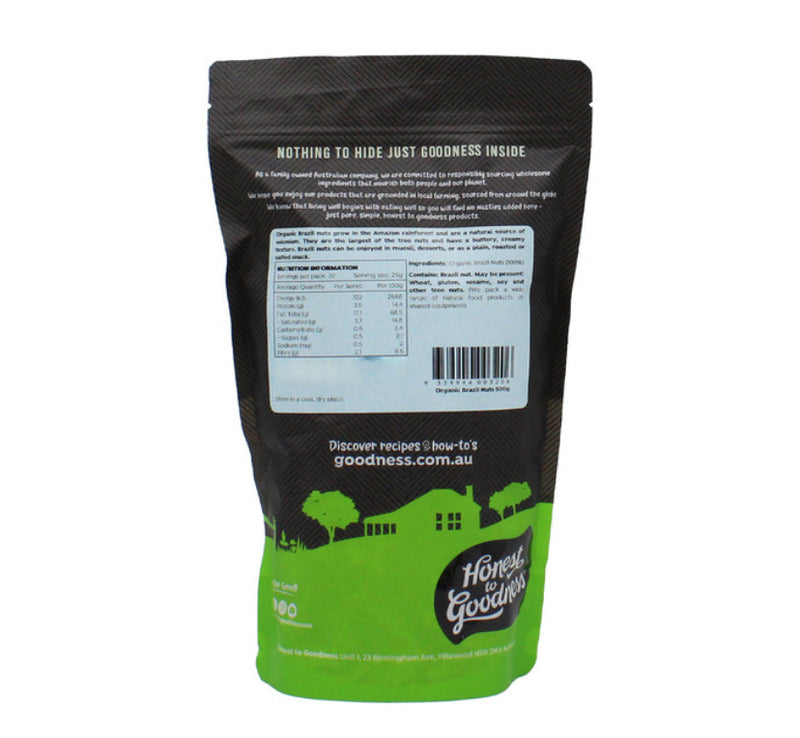 Organic Brazil Nuts 500g