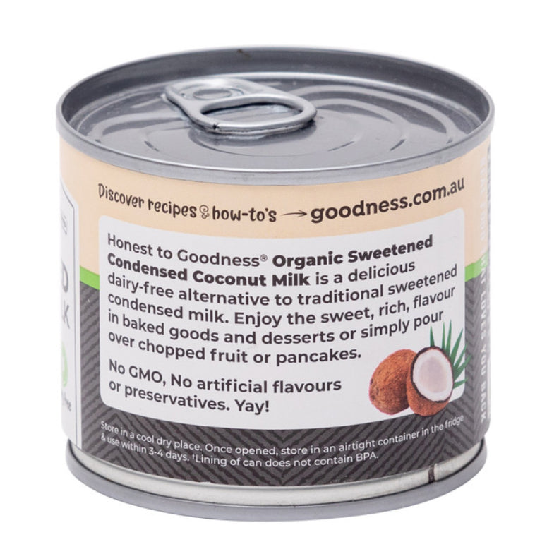 Organic Sweetened Condensed Coconut Milk 210g