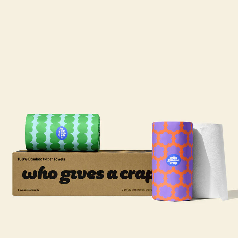 100% Bamboo Paper Towels | 6 Rolls